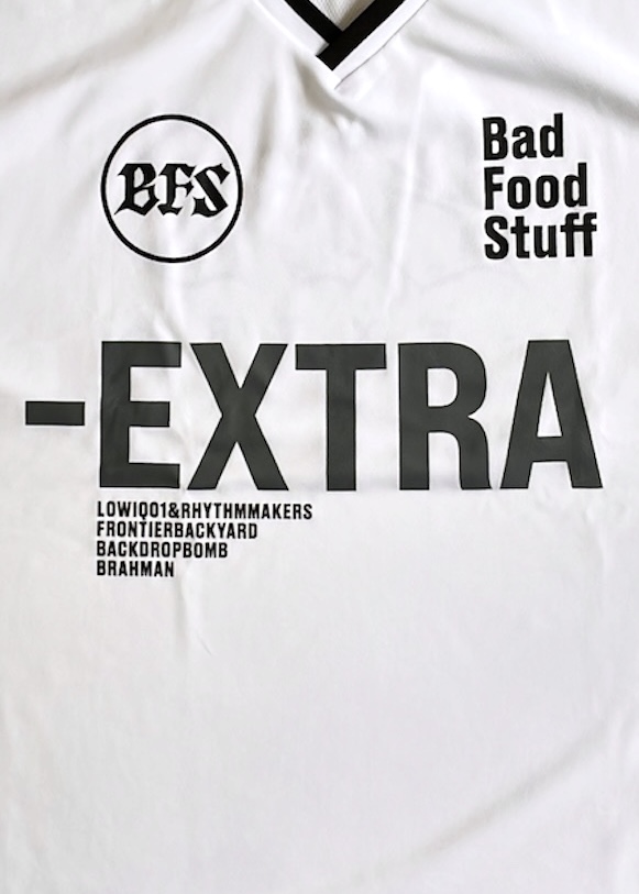 画像3: 限定受注 (〜8/17受付終了) BFS-EXTRA Game Shirt(White) [5,000+TAX]